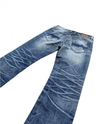 Vintage AVH Costume Aging Distressed Denim