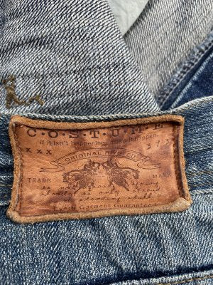 Vintage AVH Costume Aging Distressed Denim