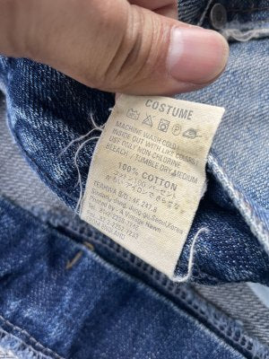 Vintage AVH Costume Aging Distressed Denim