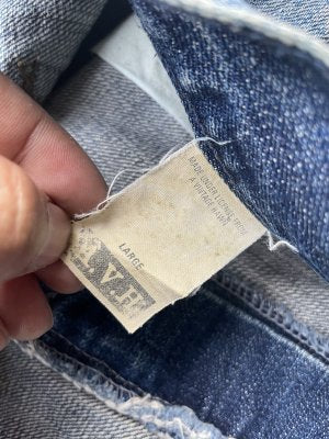 Vintage AVH Costume Aging Distressed Denim