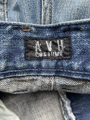 Vintage AVH Costume Aging Distressed Denim