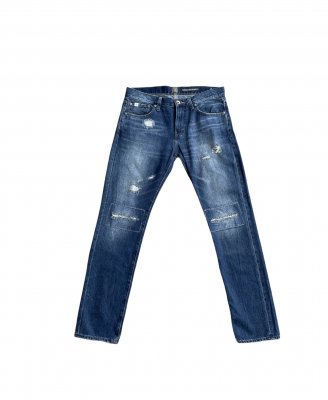 Back Number Japan Distressed Rework Denim