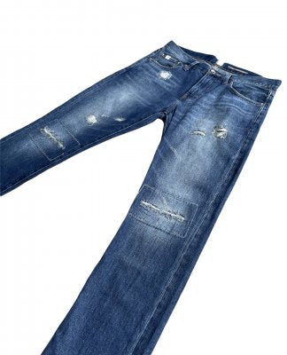 Back Number Japan Distressed Rework Denim