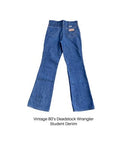 Vintage 80’s Wrangler Student Flare Denim