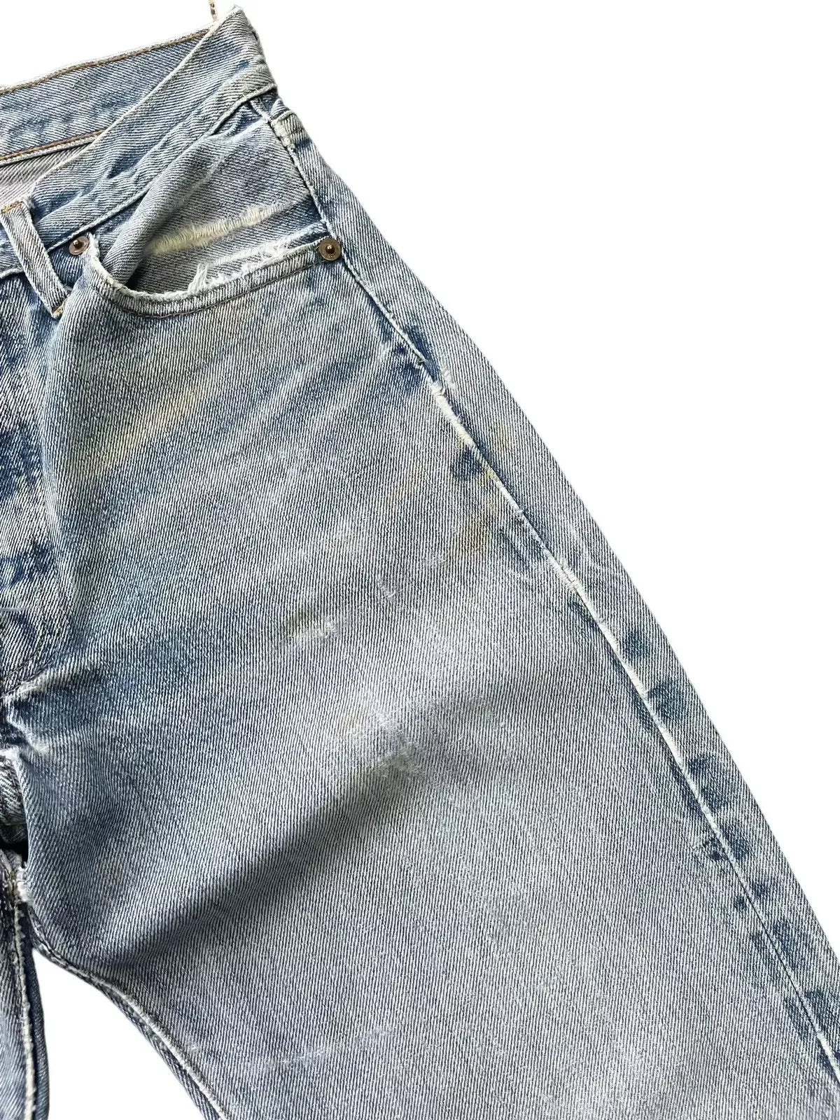 Vintage 1978 Levis 501 e Redline Distressed Denim