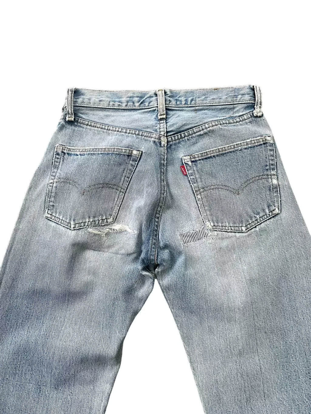 Vintage 1978 Levis 501 e Redline Distressed Denim